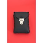 Black Dog Leather Pouch, hard leather