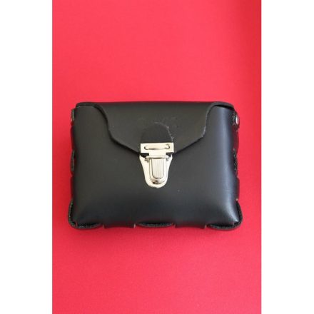Black Dog Leather Pouch, hard leather