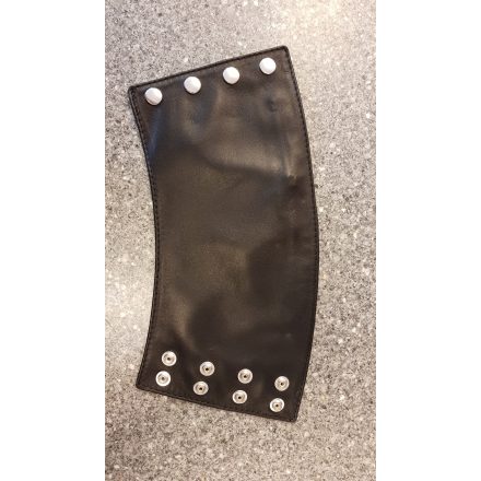 Black Dog  Leather Wide Wrist Wallet With Zip
