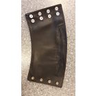 Black Dog  Leather Wide Wrist Wallet With Zip