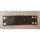 Mini leather Wallet with red  Piping