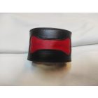 Leather Wrist Wallet with grey Bone