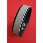 Leather Armband Black/Red