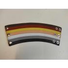 Leather Bear Flag Wrist Band