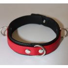 Bondage Collar Black/Red