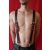 Leather Suspender, soft Leather ,red Piping