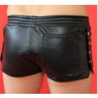 LEATHER SHORTS WITH STUDS