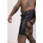 Black Dog Leather Short with Open Back