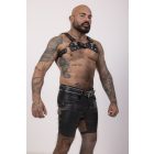 Black Dog Leather Short with Open Back