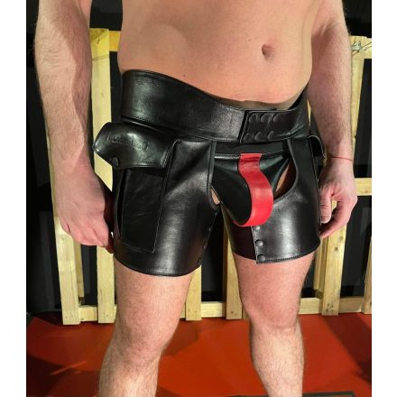 Black Dog Leather Chaps ,Shorts