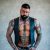 Black Dog Leather Vest With Pipping