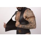 Leather Vest With Bear Fetish Flag