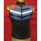  Leather Fetish Flag Zip-Vest 