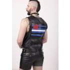 Lether Fetish Flag Vest
