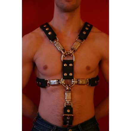 D Ring Harness with Panic Carabiner and Penis Band