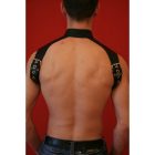 Leather Gladiator Harness with Collar