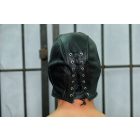 Leather Slave Hood with Covers