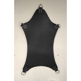 Black Dog Leather Sling /SM0111/ With Black Piping